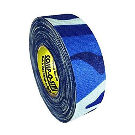 Pack of 6 Coloured Cloth Tape (24mm x 25m) - Blue Camo