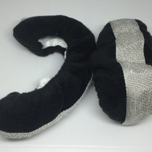 Polar Fleece Terry with Walk Strip- Silver Grey