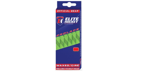 ELITE LIME GREEN / BLACK WAXED LACES 120"
