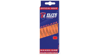 ELITE ORANGE / BLACK WAXED LACES 120"