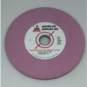 Pink 80 Grit 6" x 1/4" x 3/4" Fleming Gray B2/B3 Swinging Arm Grinding Wheel