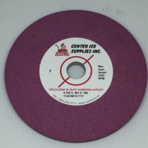 Ruby 80 Grit 6" x 1/4" x 3/4" Fleming Gray B2/B3 Swinging Arm Grinding Wheel