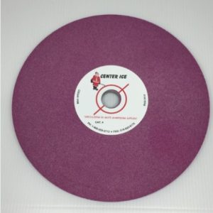 Ruby 80 Grit 8" x 5/16" x 3/4" Fleming Gray Table Top Grinding Wheel