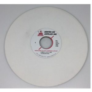 White Ceramic 80 Grit 8" x 5/16" x 1-1/4" Grinding Wheel